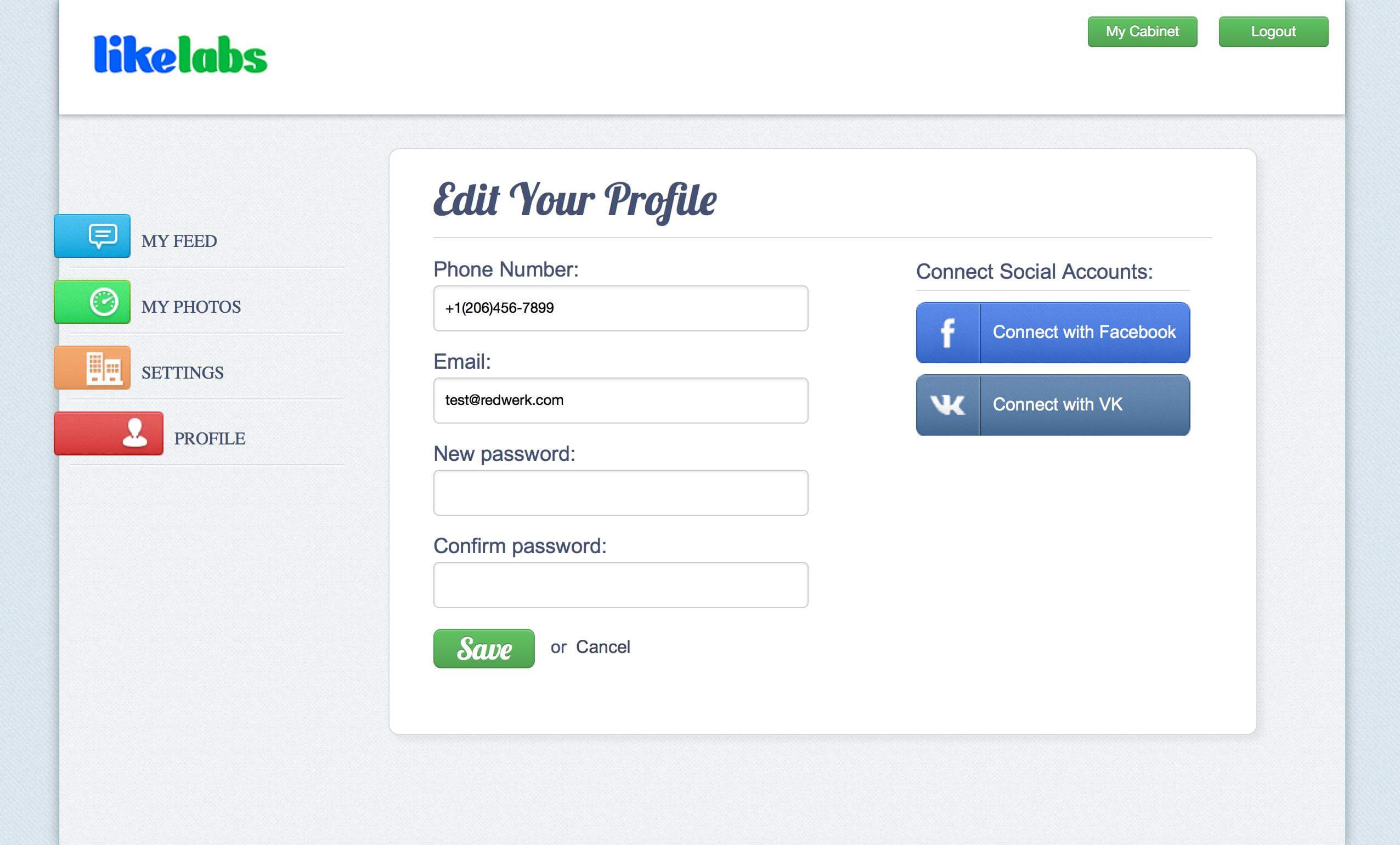 Social media app for Ipad