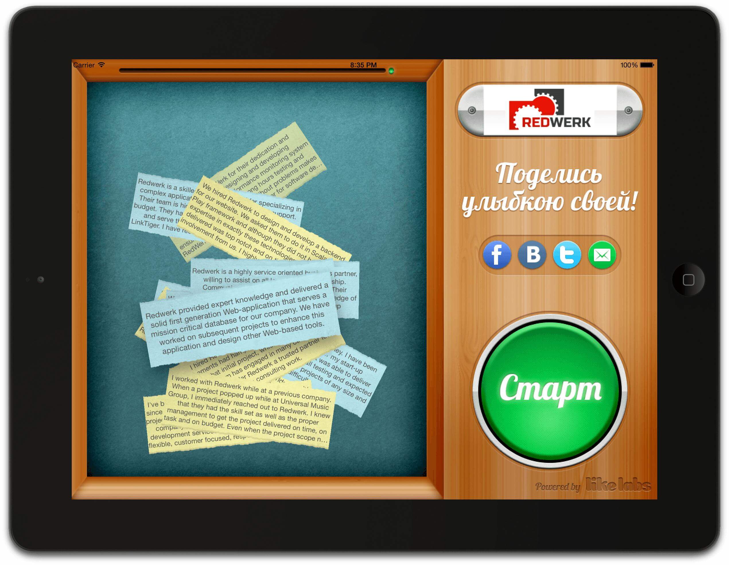 Social network applications for Vkontakte