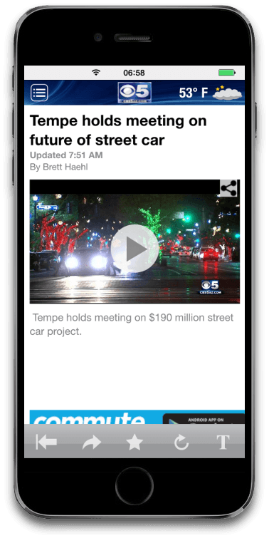Mobile apps case study - News app iOS