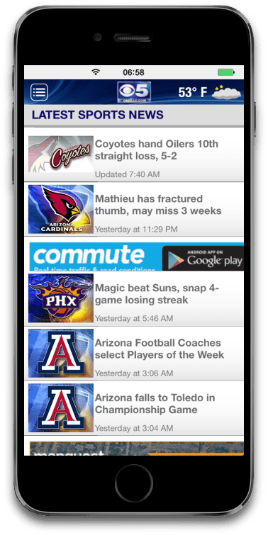 Mobile apps case study - Sport news app iOS