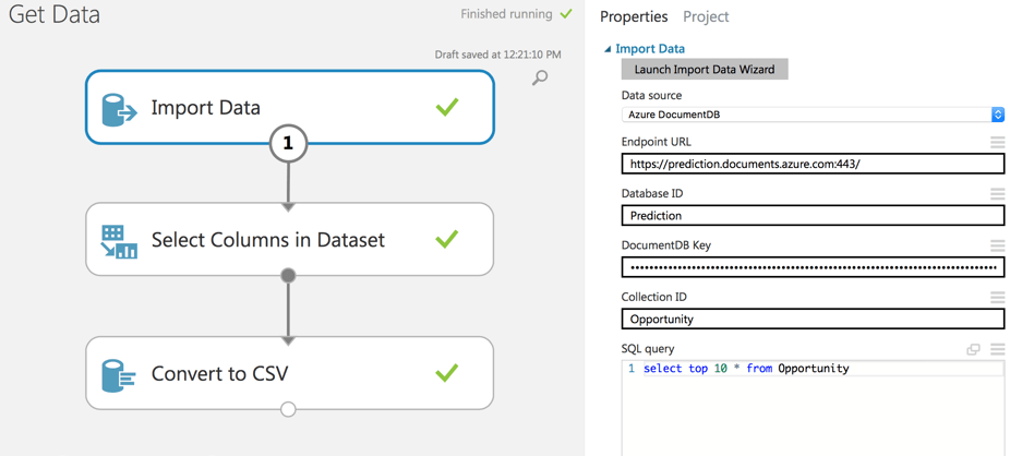 Machine Learning with Microsoft Azure. Part 2 - import data